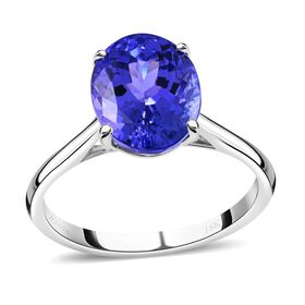 ILIANA zertifiziert und geprüft AAA Tansanit Ring in 750 Weißgold - 2,75 ct.