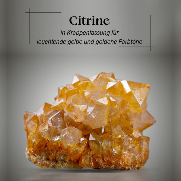 Flexibles Citrin Armband, 25,5 cm - 1,97 ct. image number 4