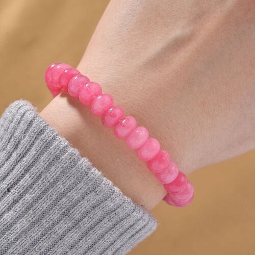 Quarzit Armband ca. Flexibles cm Std Gelb ca. 80,00 ct. image number 1