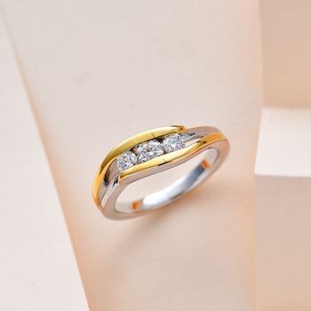 Moissanit Ring - 0,36 ct.