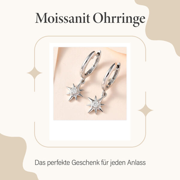 Stern Moissanit Ohrringe - 0,20 ct. image number 6