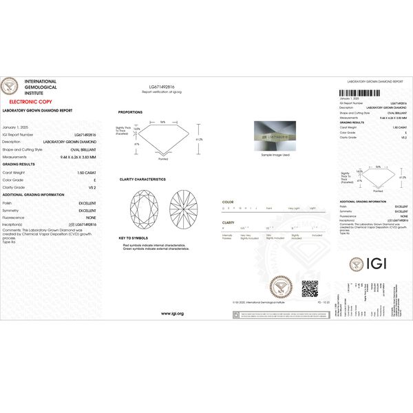 LUXURIANT IGI zertifizierter VS-EF Labor Diamant Ring in 950 Platin - 2 ct. image number 10