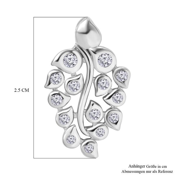 Moissanit Anhänger, ca. 0,41 ct. image number 5