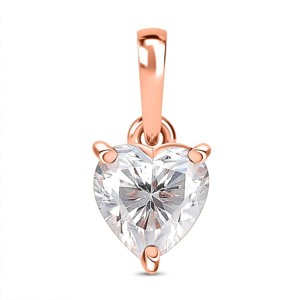 D&rsquo;Joy Moissanit Schmuckset, 925 Silber 750 Ros&eacute;gold Vermeil - 1,46 ct. image number 6