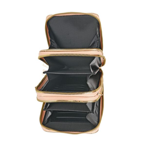 Elegante Umh&auml;ngetasche mit RFID-Schutz, Gold image number 8