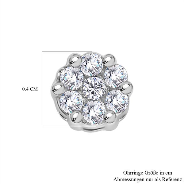 Diamant Druckfassung Ohrstecker - 0,15 ct. image number 6