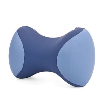 Memory-Schaum-Beinkissen f&uuml;r Seitenschl&auml;fer, ca. 36x23x18cm, Blau