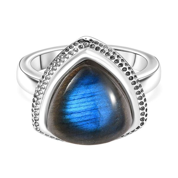 AAA Labradorit Ring - 7,60 ct.