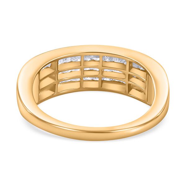 I1-I2 G-H Diamant Ring in 375 Gold - 1 ct. image number 8