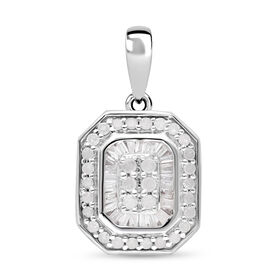 Weißer Diamant-Anhänger - 0,50 ct.