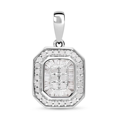 Weißer Diamant-Anhänger - 0,50 ct. image number 0