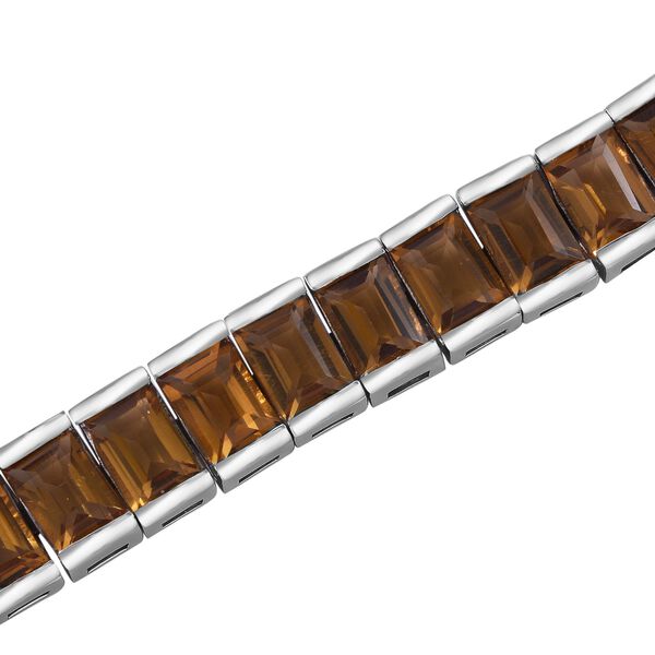 Citrin Armband ca. 19 cm 925 Silber rhodiniert ca. 32,34 ct. image number 1