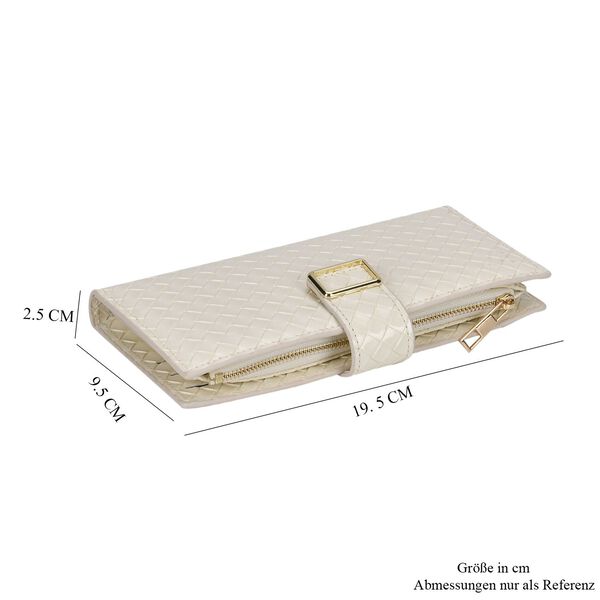 PU-Leder Brieftasche mit RFID-Schutz, beige image number 7