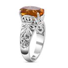 Royal Bali - Citrin Ring, 925 Silber (Größe 19.00) ca. 5.38 ct image number 3