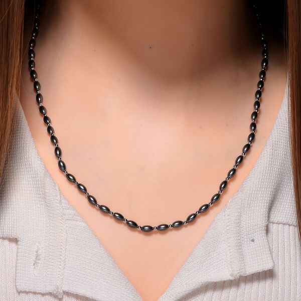 Pfaufarbene Muschelperle Halskette ca. 50cm + 5cm Extender, Standard image number 2