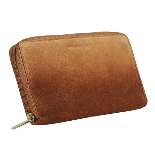 Echtleder Brieftasche mit RFID-Schutz, cognacfarben image number 2