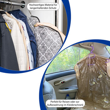 5er Set staubdichte Kleiders&auml;cke, 60x120cm