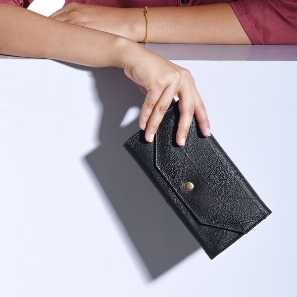 Echtleder Geldb&ouml;rse, RFID gesch&uuml;tzt, Grau image number 2