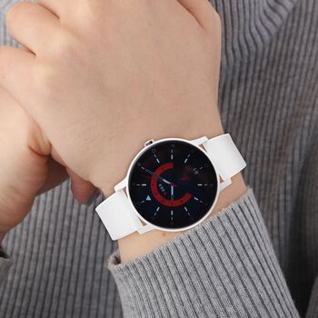 HiWatch Plus Smartwatch Wei&szlig; Bluetooth 5.3, TFT-Display, Herz- & Gesundheitsmonitoring, iOS und Android-kompatibel