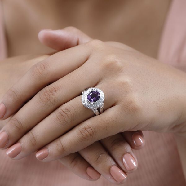 AA Mashamba Amethyst und Zirkon Ring - 2,39 ct. image number 3