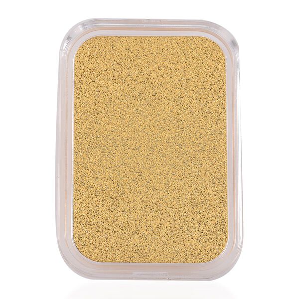 Gold-Barren mit Kreuz-Motiv in 999 Gold image number 3