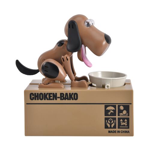 Münzstehlende Hunde-Spardose, Braun image number 0