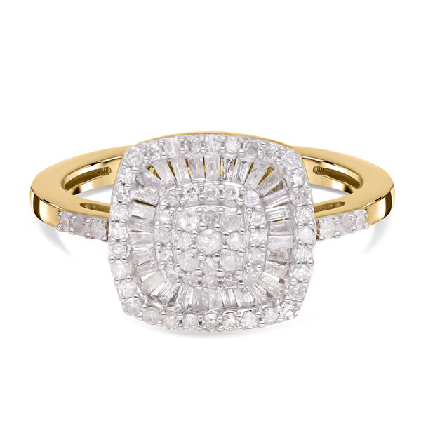 Wei&szlig;er Diamant-Ring - 0,50 ct.