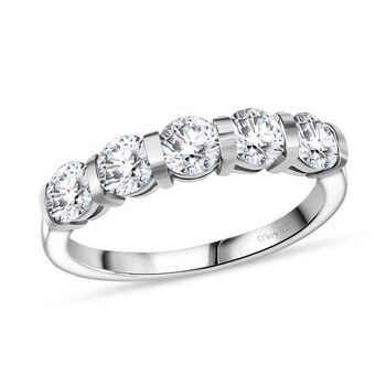 D'Joy Moissanit Schmuckset, 925 Silber rhodiniert - 2,26 ct.