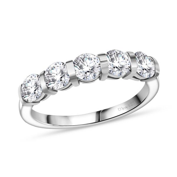 D'Joy Moissanit Schmuckset, 925 Silber rhodiniert - 2,26 ct. image number 4