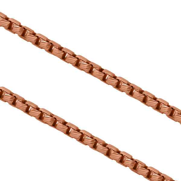 Silk italienische Venezianerkette in ros&eacute;vergoldetem Silber image number 2