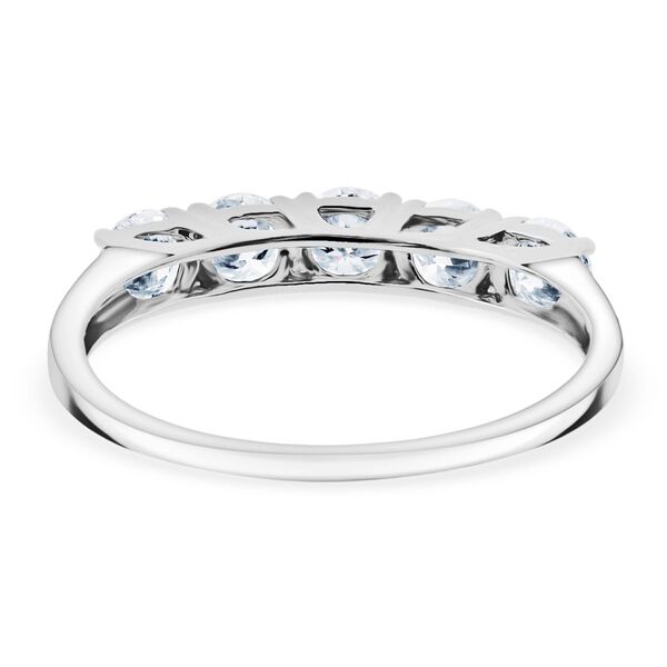 Moissanit Ring, 925 Silber rhodiniert - 1,20 ct. image number 5