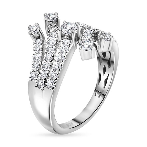 Moissanit Ring, ca. 1,05 ct. image number 6