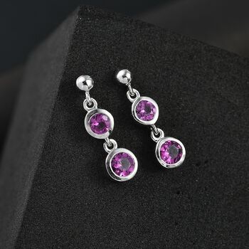 AAA Radiant Ember Granat Ohrringe - 0,98 ct.