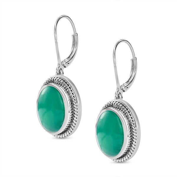 Grüne Onyx-Ohrringe image number 3