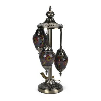 Mosaik Glas Lampe, bronze