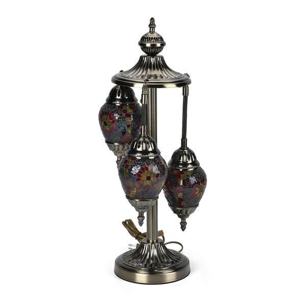 Mosaik Glas Lampe, bronze