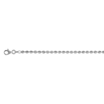 CHICCO C0032 925 Silber rhodiniert Halskette ca. 45 cm + 5 cm Extender, ca. 12,53g