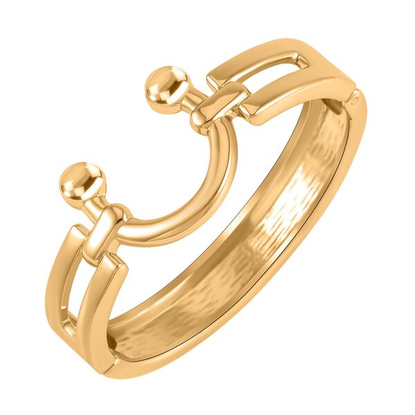 Goldfarbenes Armreif, ca. 18 cm, ca. 25,50g image number 3