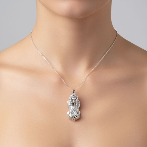 925 Silber rhodiniert Schmuckset ca. 45 cm ca. 6,70g image number 3