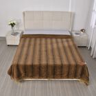 Serenity Night - Luxury Collection: superweiches Kunstfell-Decke, extragroß 200 x 220 cm, 5 Kg, Doppelschicht aus Mikroflanell, Braun