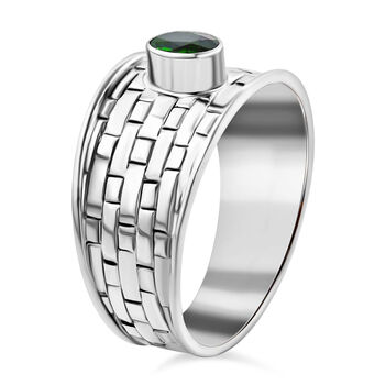 Royal Bali Kollektion - Nat&uuml;rlicher Chromdiopsid Ring - 0,50 ct.