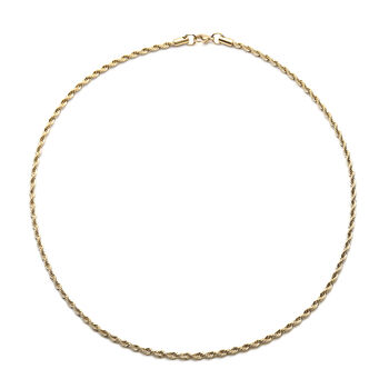Kordelkette, ca. 60 cm, Edelstahl vergoldet
