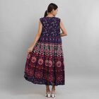 100% Baumwolle ärmelloses Kleid, Mandala Muster, Einheitsgröße, Lila  image number 2