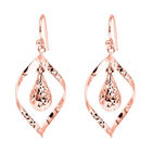 925 Silber rosévergoldet Ohrringe 2,50g