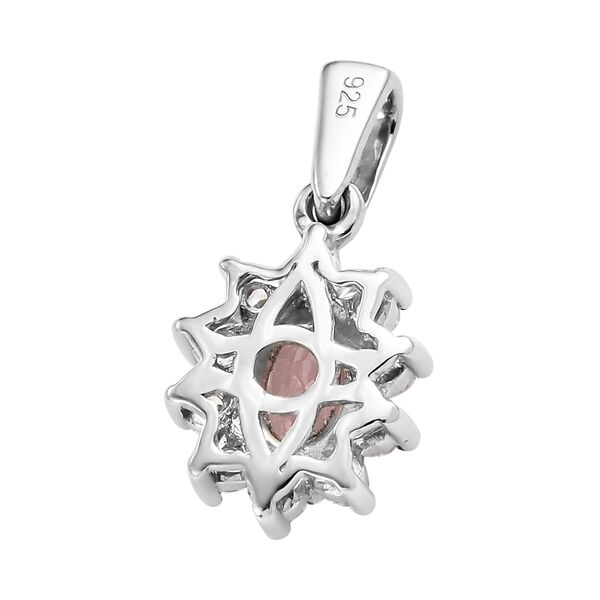 Rosa Turmalin und Zirkon-Anh&auml;nger image number 5