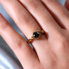 Rhodolith Granat Ring 925 Silber vergoldet (Größe 18.00) ca. 1,11 ct image number 2