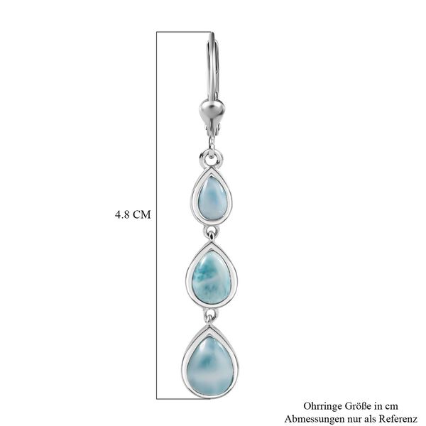D'Joy Larimar Ohrringe - 5,89 ct. image number 6