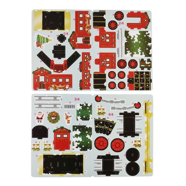 DIY 3D Set Zug zum Basteln und Dekorieren image number 6