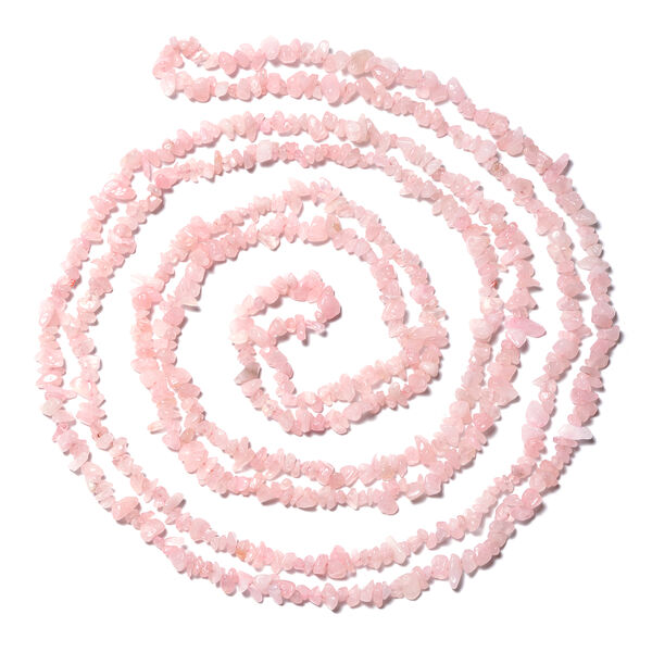 Rosenquarz endlose Halskette ca. 255 cm ca. 911,25 ct image number 1