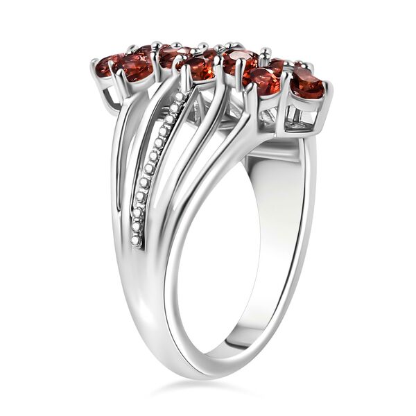 Roter Granat Ring Messing (Größe 17.00) ca. 1,55 ct image number 4